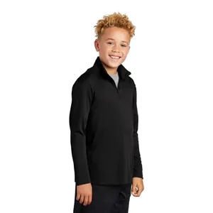 Sport-Tek Youth PosiCharge Competitor 1/4-Zip Pullover. | https://www.bestnamebadges.com