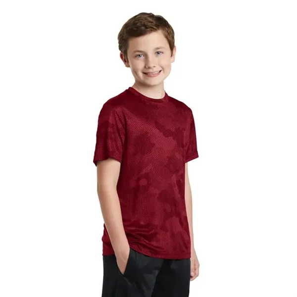 Sport-Tek Youth CamoHex Tee.
