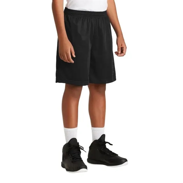 Sport-Tek Youth PosiCharge Classic Mesh Short.