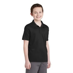 Sport-Tek Youth PosiCharge RacerMesh Polo. | https://www.bestnamebadges.com
