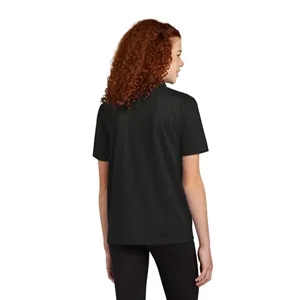 Sport-Tek Youth UV Micropique Polo | https://www.bestnamebadges.com