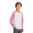 Sport-Tek Youth Colorblock Raglan Jersey. | https://www.bestnamebadges.com