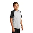 Sport-Tek Youth Short Sleeve Colorblock Raglan Jersey. | https://www.bestnamebadges.com