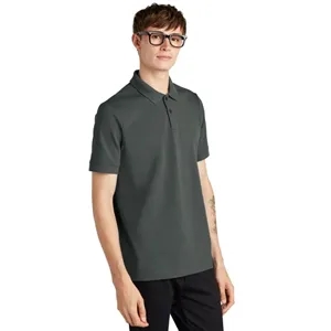 Mercer+Mettle Stretch Heavyweight Pique Polo | https://www.bestnamebadges.com