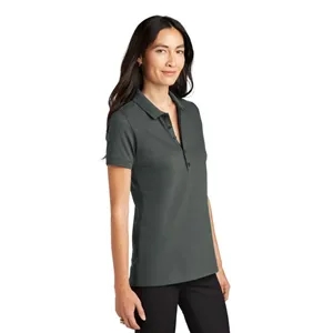 Mercer+Mettle Women's Stretch Heavyweight Pique Polo | https://www.bestnamebadges.com