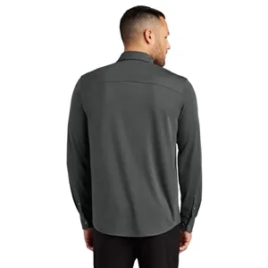Mercer+Mettle Stretch Jersey Long Sleeve Shirt | https://www.bestnamebadges.com
