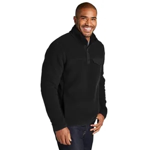 Port Authority Camp Fleece Snap Pullover | https://www.bestnamebadges.com