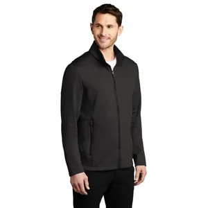 Port Authority Collective Striated Fleece Jacket. | https://www.bestnamebadges.com