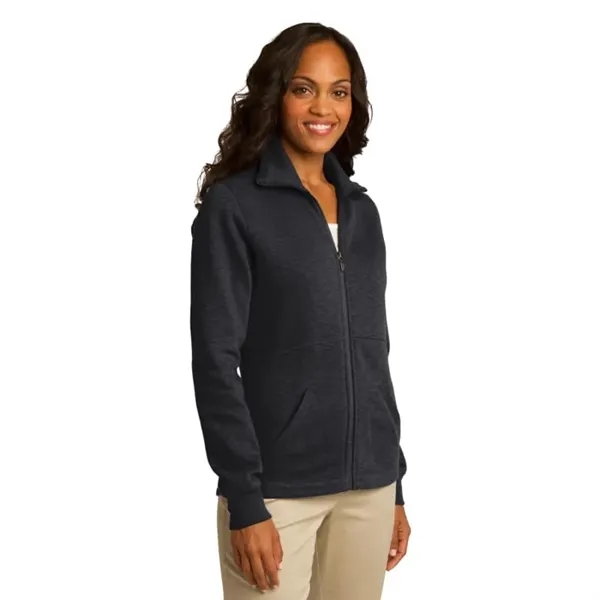 Port Authority Women's Slub Fleece Full-Zip Jacket.
