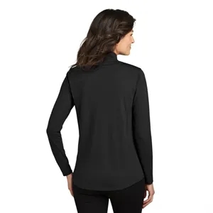 Port Authority Women's Dry Zone UV Micro-Mesh 1/4-Zip | https://www.bestnamebadges.com