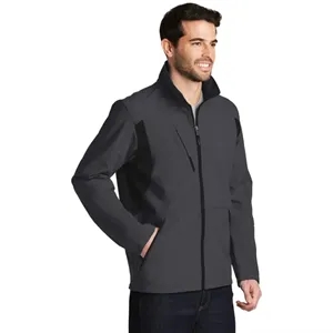 Port Authority Back-Block Soft Shell Jacket. | https://www.bestnamebadges.com