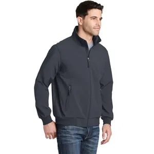 Port Authority Soft Shell Bomber Jacket. | https://www.bestnamebadges.com