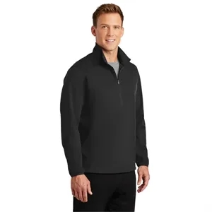 Port Authority Active 1/2-Zip Soft Shell Jacket. | https://www.bestnamebadges.com
