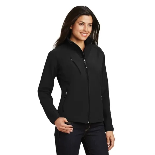 Port Authority Women's Textured Soft Shell Jacket.