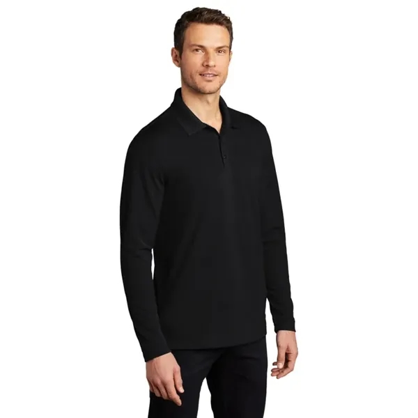 Port Authority Dry Zone UV Micro-Mesh Long Sleeve Polo