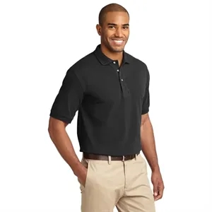 Port Authority Heavyweight Cotton Pique Polo. | https://www.bestnamebadges.com