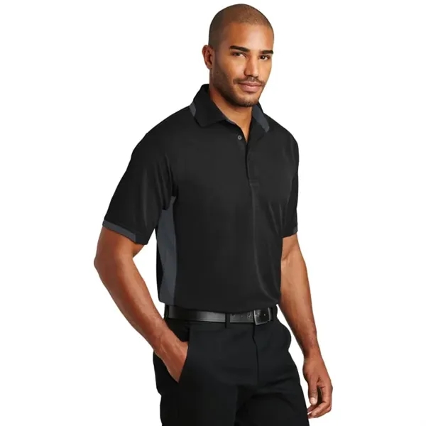 Port Authority Dry Zone Colorblock Ottoman Polo.