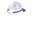 Port Authority Two-Stripe Snapback Trucker Cap. | https://www.bestnamebadges.com