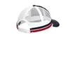 Port Authority Two-Stripe Snapback Trucker Cap. | https://www.bestnamebadges.com