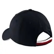 Port Authority Sandwich Bill Cap With Striped Closure. | https://www.bestnamebadges.com