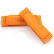 Kids Clearly Colorful Translucent Harmonica | https://www.bestnamebadges.com