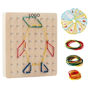 Wooden Geoboard Mathematical