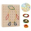 Wooden Geoboard Mathematical | https://www.bestnamebadges.com