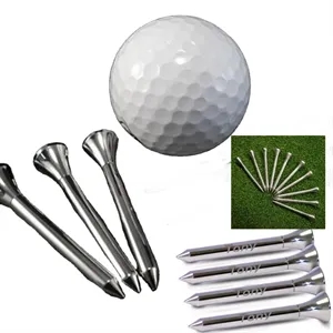 Golf metal tees