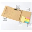 Multifunctional Kraft Paper Sticky Note Set With Pen Ruler | https://www.bestnamebadges.com