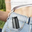 Mini Handheld Fan Power Bank and Display for Outdoor Use | https://www.bestnamebadges.com