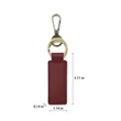 Custom PU Leather Keychain With Clip Ring For Car Gifts | https://www.bestnamebadges.com