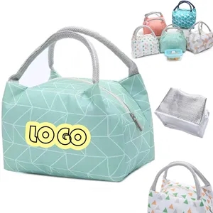 Insulated Lunch Bag With Handle For Work And Picnic In Stock