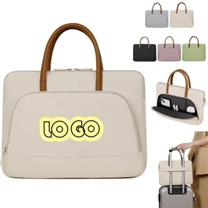 13" 14" 15" Water-Resistant Laptop Briefcase Copmuter Bag
