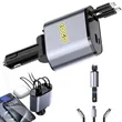 15W Retractable 4-In-1 Fast Charging Car Charger Adapter | https://www.bestnamebadges.com