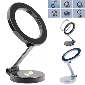 360 Degree Rotatable Magnetic Foldable Car Phone Holder
