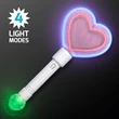 Flashing Rave Party Heart Wand | https://www.bestnamebadges.com