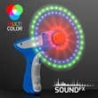LED Spinning Lights Space Blaster Toy Gun | https://www.bestnamebadges.com