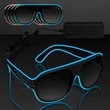 Neon Look Aviator EL Shades | https://www.bestnamebadges.com