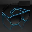 Neon Look Aviator EL Shades | https://www.bestnamebadges.com