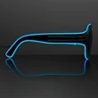 Neon Look Aviator EL Shades | https://www.bestnamebadges.com