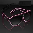 Neon Look Aviator EL Shades | https://www.bestnamebadges.com