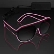 Neon Look Aviator EL Shades | https://www.bestnamebadges.com