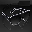 Neon Look Aviator EL Shades | https://www.bestnamebadges.com