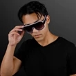Neon Look Aviator EL Shades | https://www.bestnamebadges.com