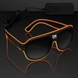 Neon Look Aviator EL Shades | https://www.bestnamebadges.com