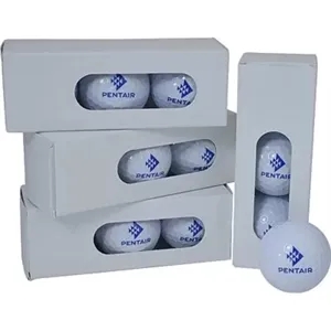 Plain White Golf Ball Sleeves with Custom Imprints | https://www.bestnamebadges.com