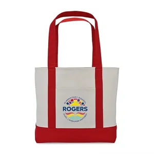 Large Canvas Tote | https://www.bestnamebadges.com
