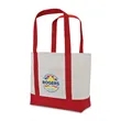 Large Canvas Tote | https://www.bestnamebadges.com