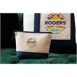 Canvas Zippered Pouch | https://www.bestnamebadges.com