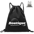 Drawstring Cinch Backpack Gym Yoga  Travel School Bags | https://www.bestnamebadges.com